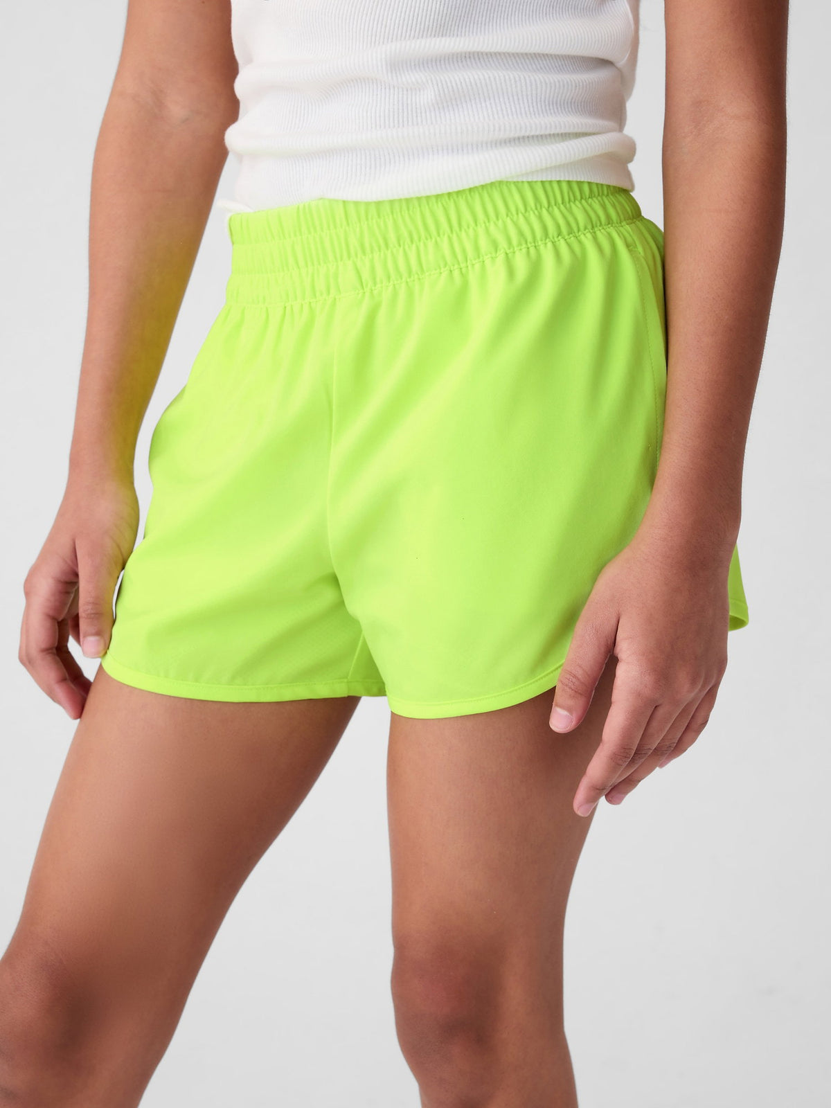 Sarı Astarlı Running Şort