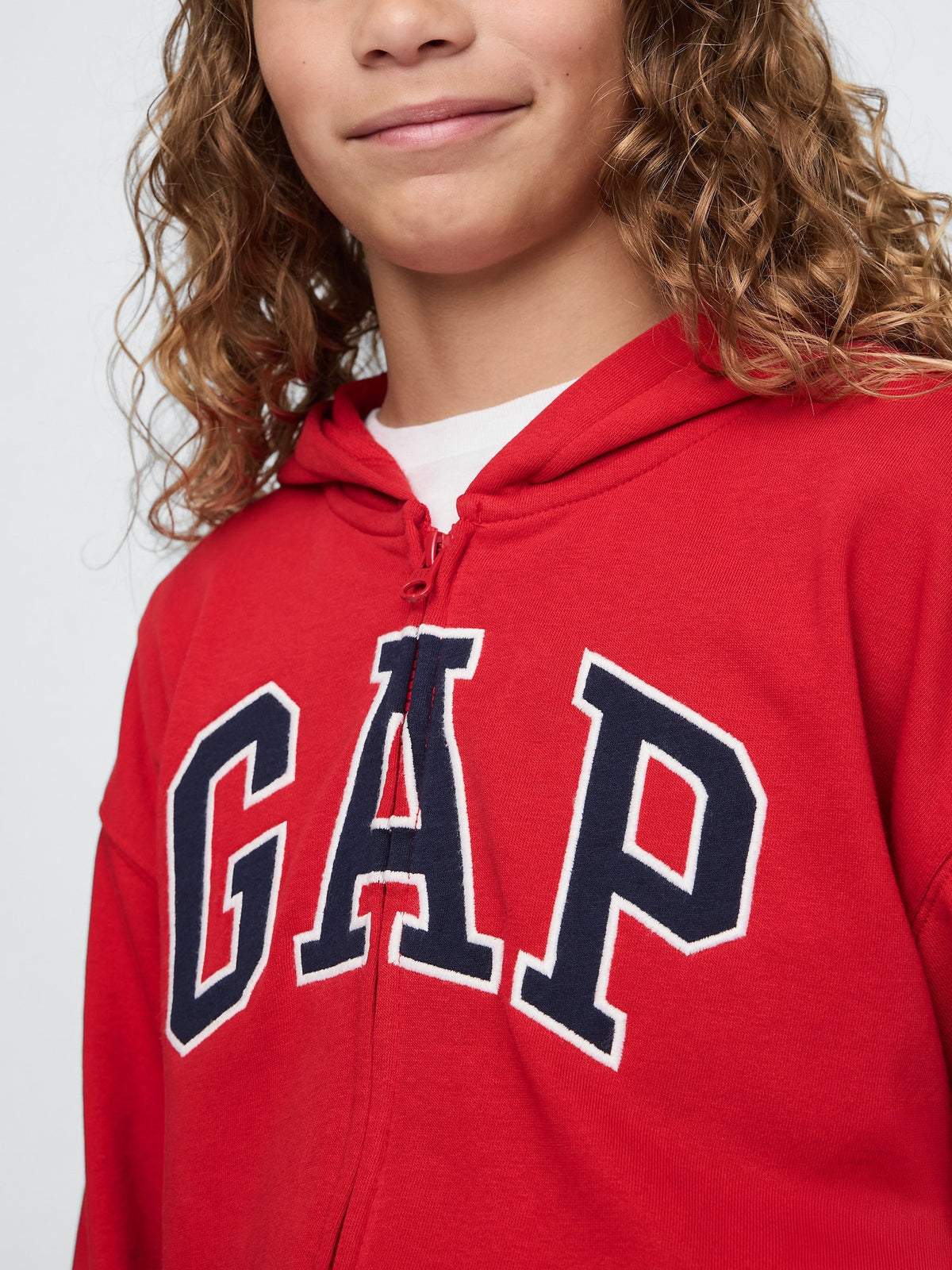Mavi Gap Logo Relaxed Fermuarlı Sweatshirt