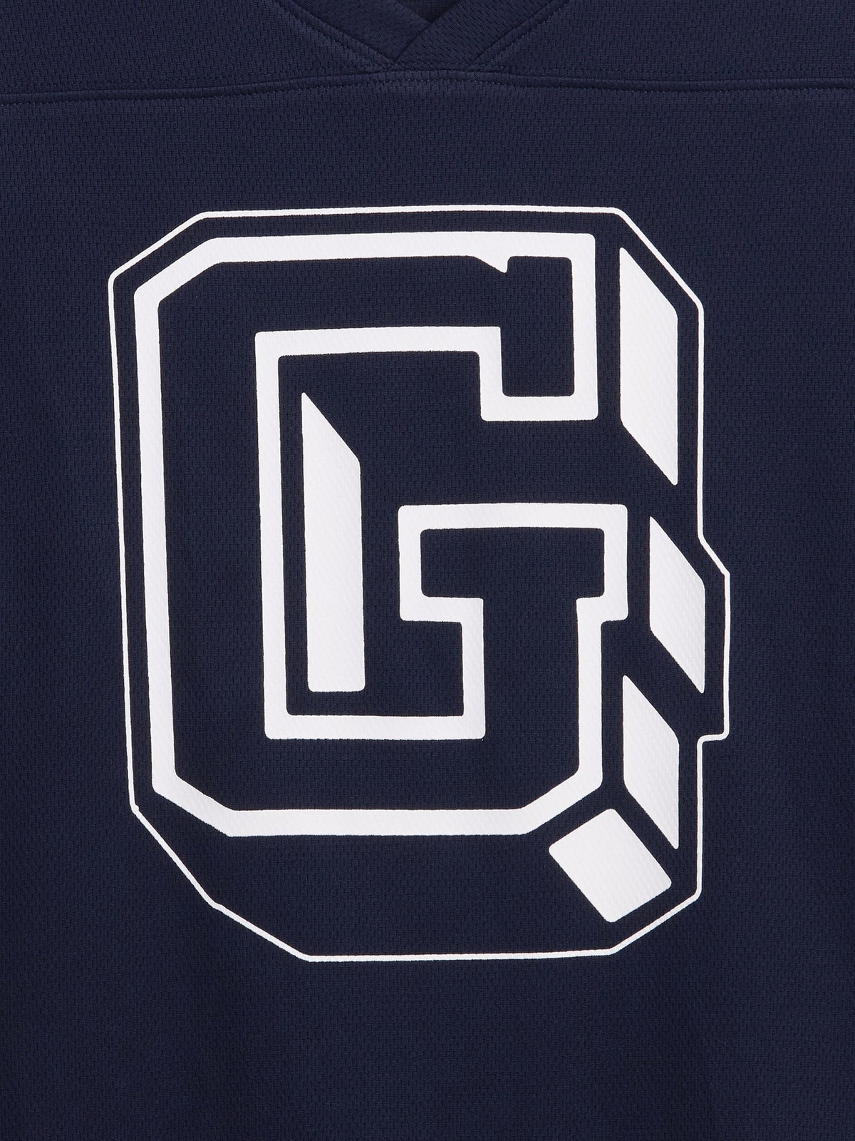 Lacivert Relaxed Mesh Soccer T-shirt