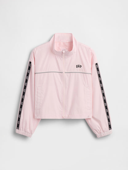 Açık Pembe Relaxed Rüzgarlık