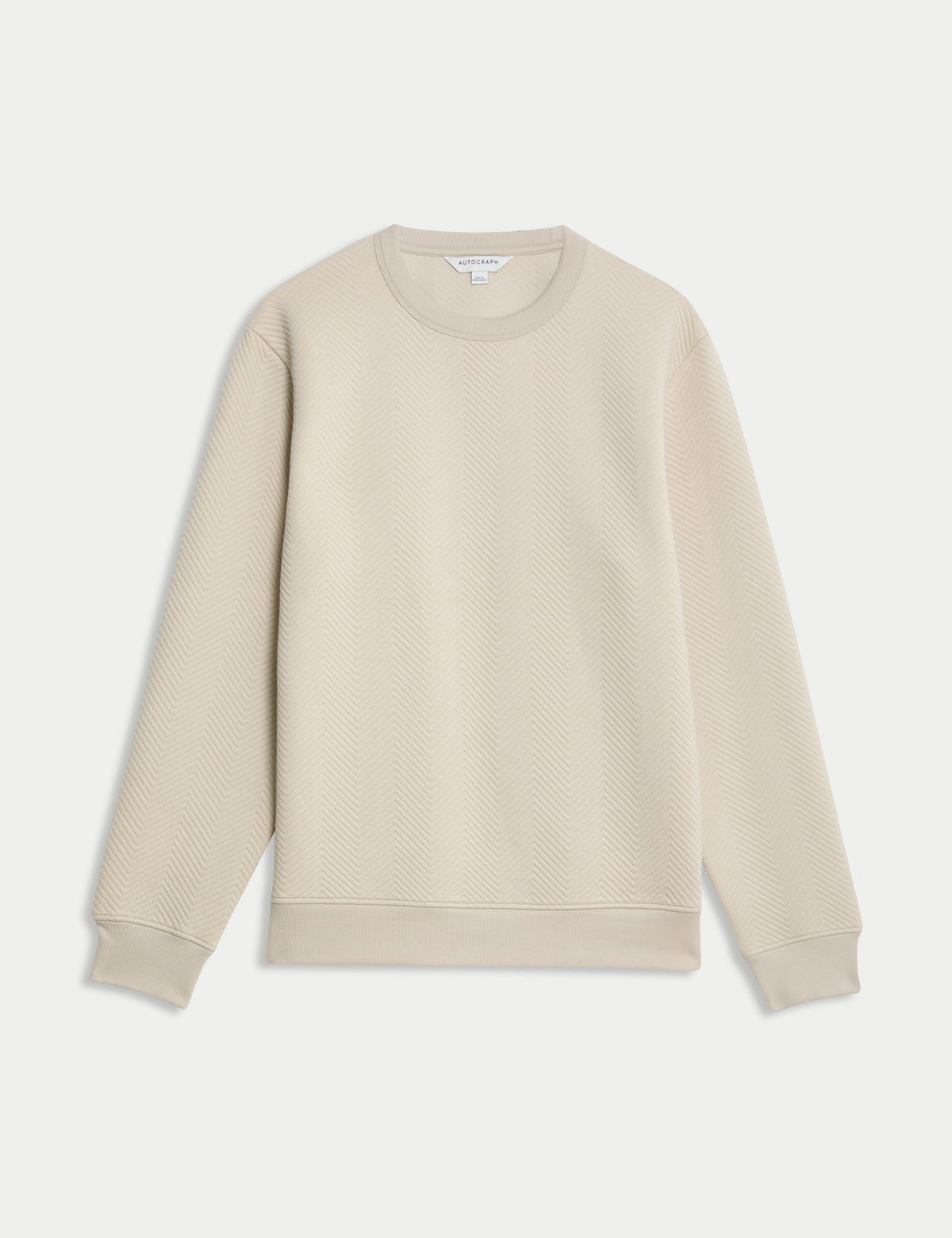 Saf Pamuklu Regular Fit Sweatshirt