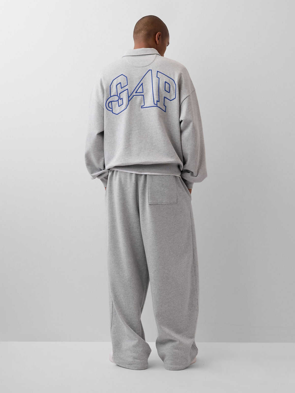 Sarı Gap × Awake Ny Heavyweight Oversized Çeyrek Fermuarlı Sweatshirt