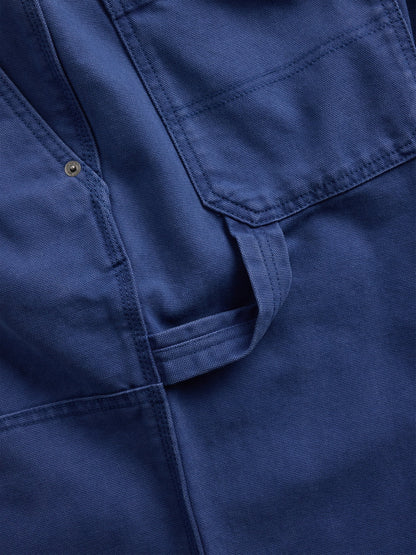 Kobalt Mavisi '90s Loose Kanvas Double-knee Carpenter Pantolon