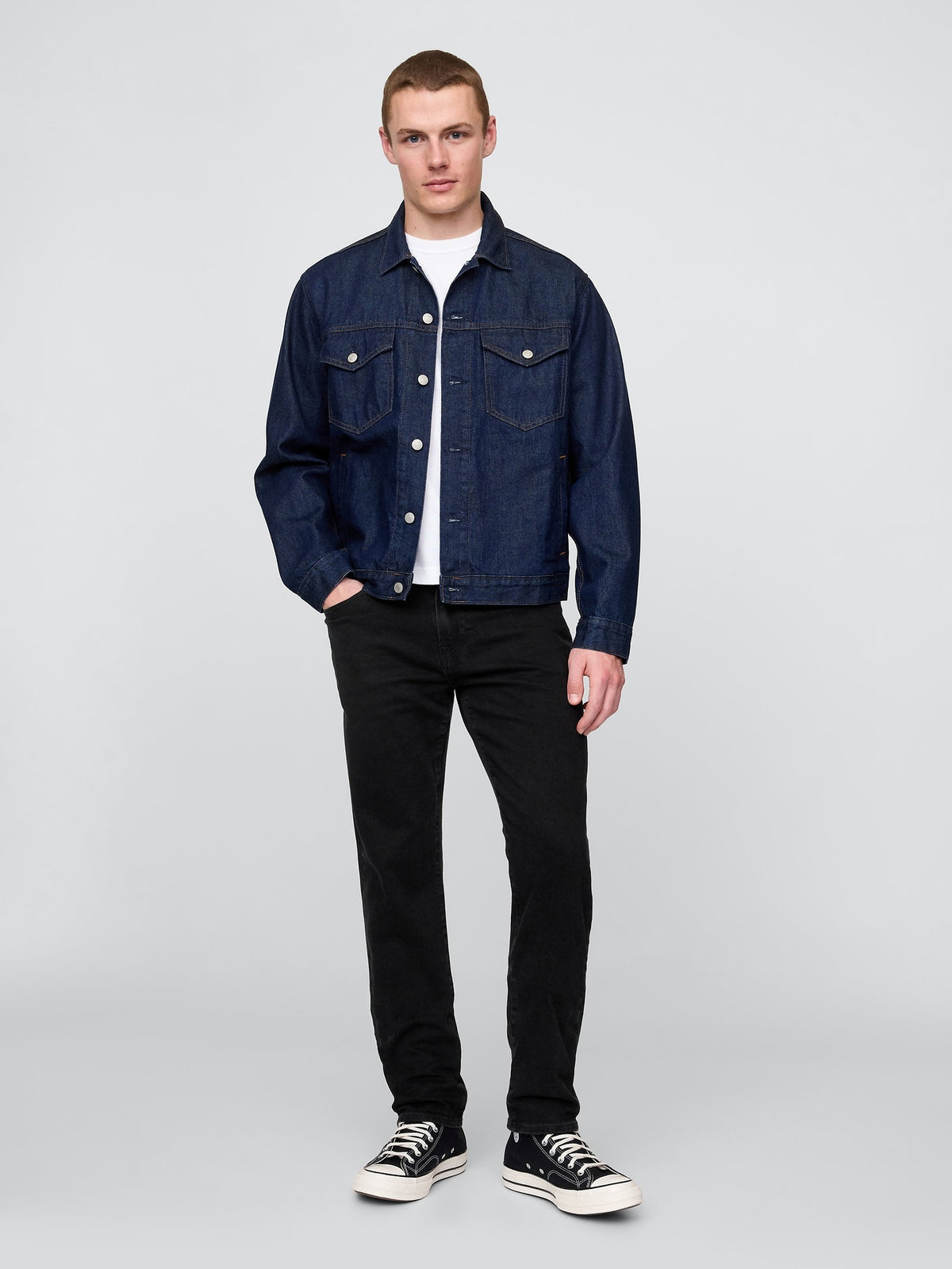 Siyah Gapflex Slim Washwell™ Jean Pantolon