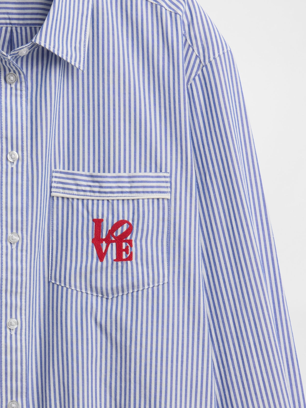 Mavi Robert Indiana Love Poplin Pijama Üstü