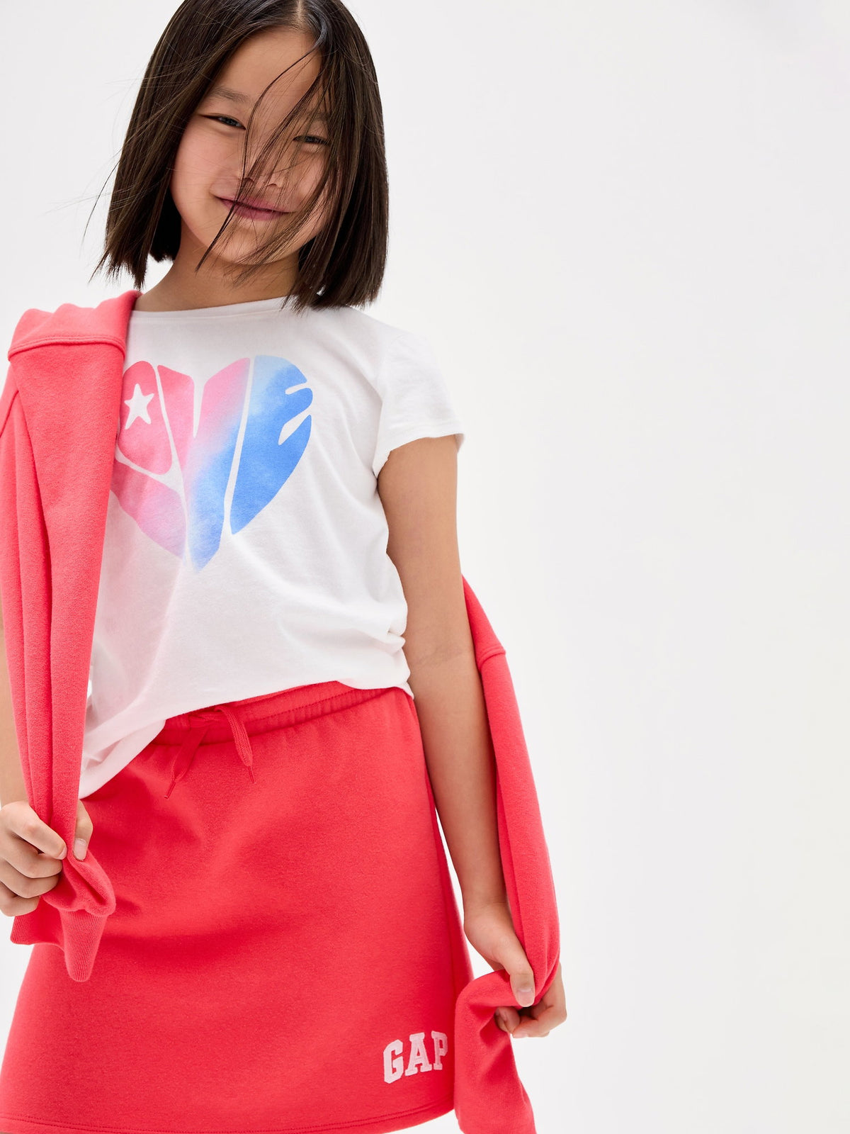 Beyaz Grafik Baskılı T-shirt