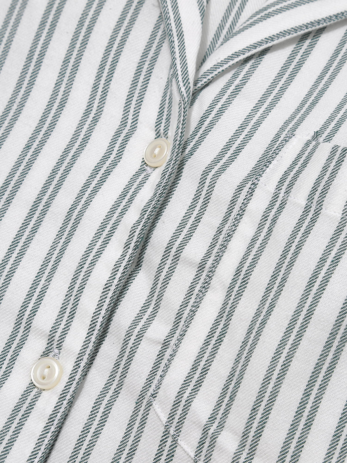 Yeşil Relaxed Flannel Pijama Üstü
