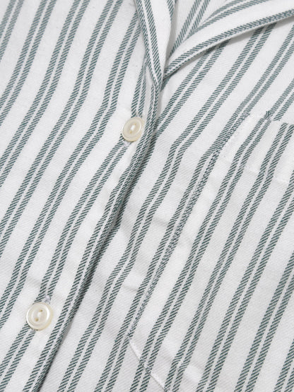 Yeşil Relaxed Flannel Pijama Üstü