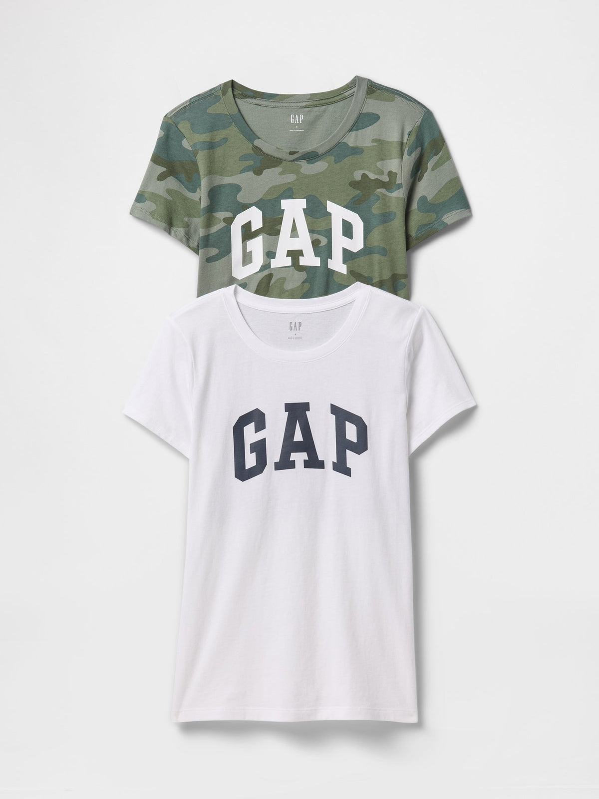 Beyaz 2'li Gap Logo Kısa Kollu T-shirt Seti