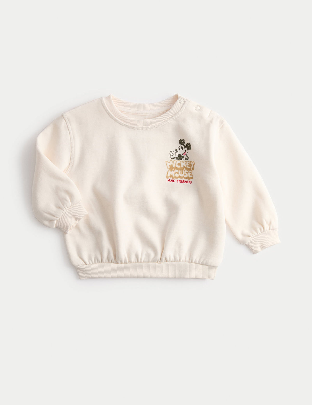 Pamuk Karışımlı Mickey Mouse™ Sweatshirt (0-3 Yaş)