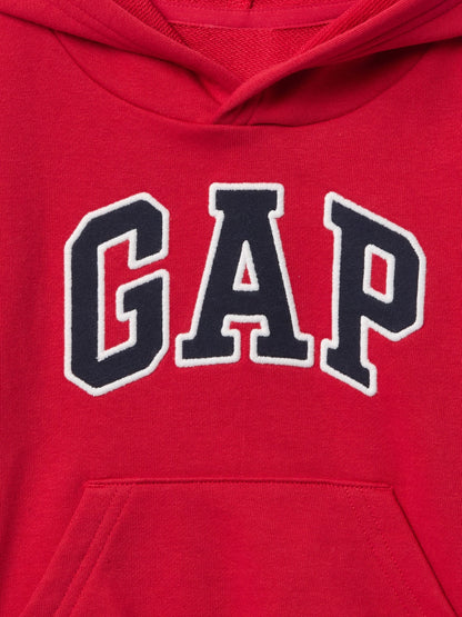 Kırmızı Gap Logo Relaxed Havlu Kumaş Sweatshirt