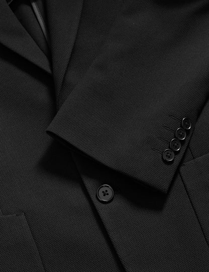 Tailored Fit Jersey Dokulu Blazer Ceket