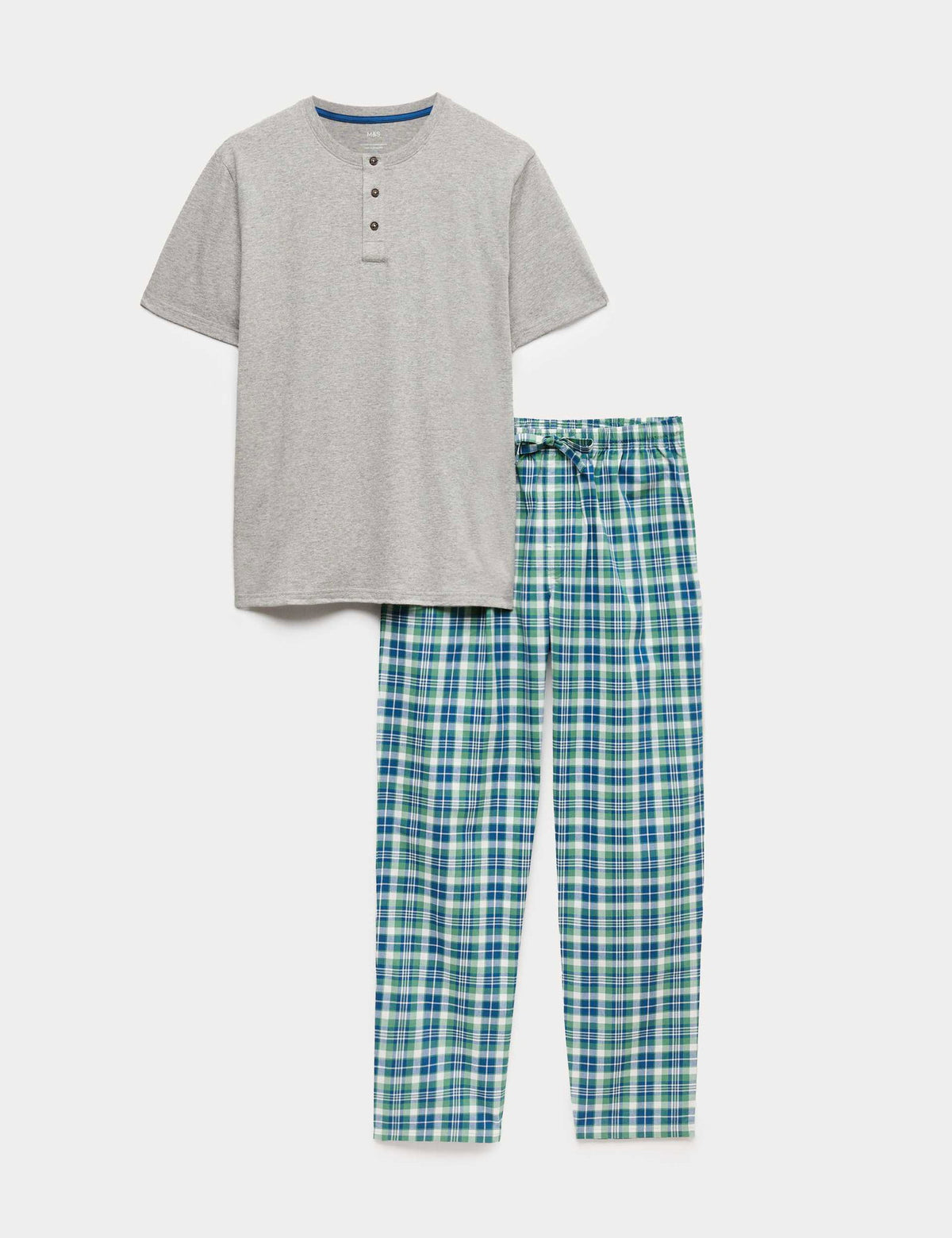 Saf Pamuklu Pijama Takımı