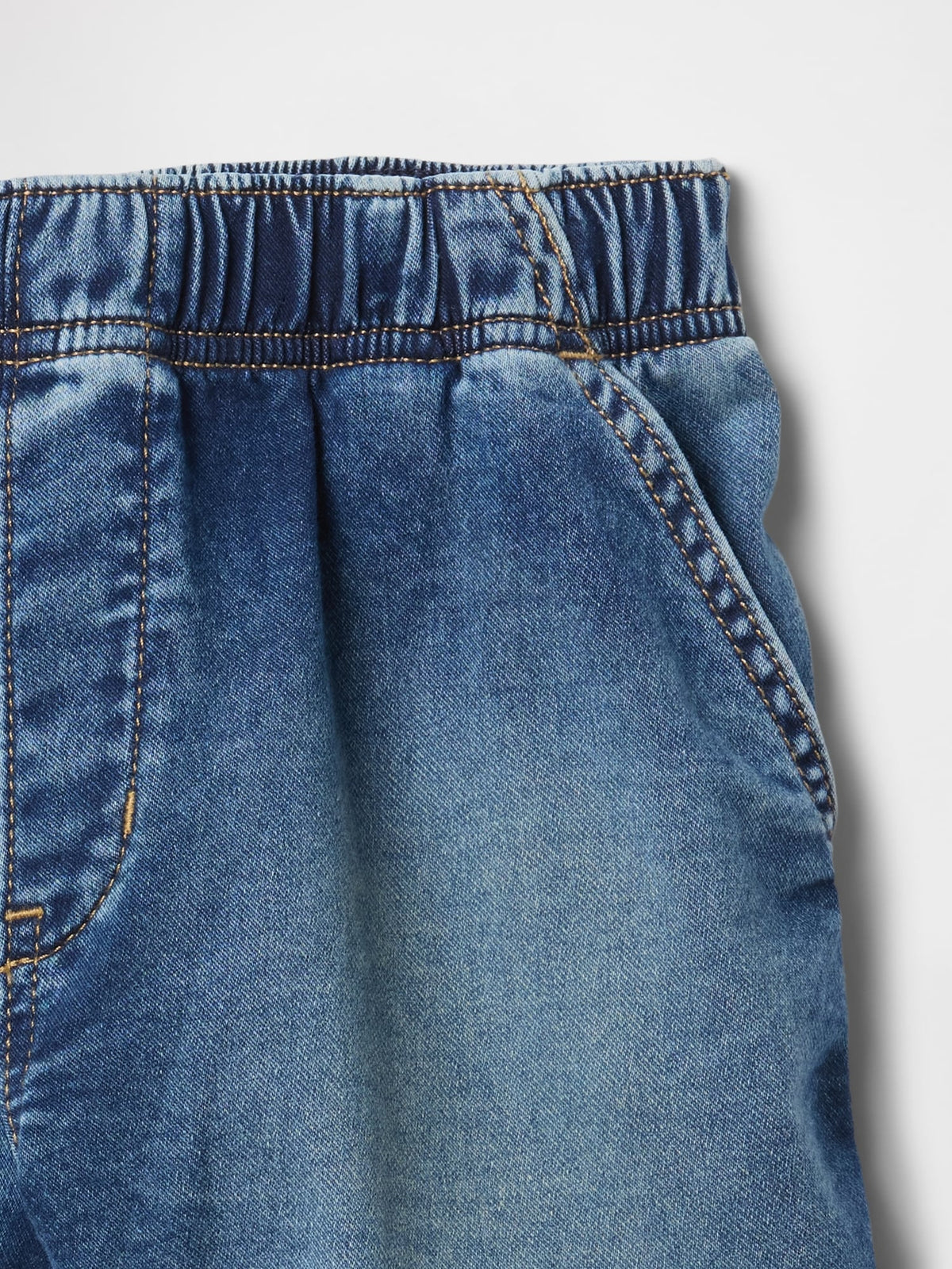 Mavi High Rise Relaxed Pull-on Jean Şort