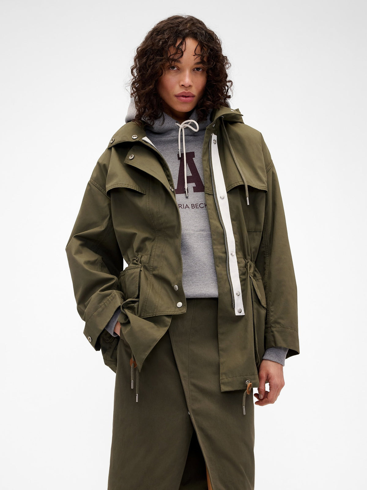 Haki Gap × Victoria Beckham Parka Ceket