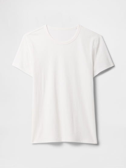 Gri Favorite Bisiklet Yaka T-shirt