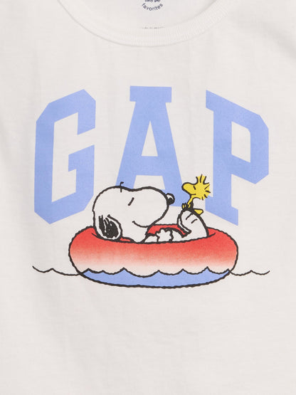 Beyaz Peanuts Logo Atlet
