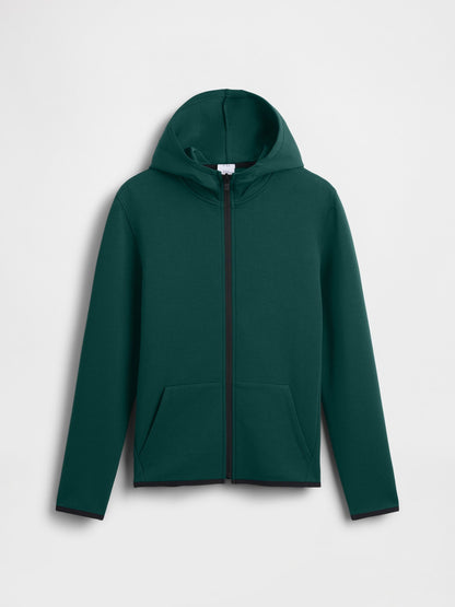 Koyu Yeşil Gapfit Tech Fermuarlı Sweatshirt