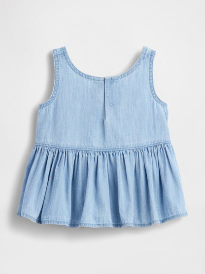 Mavi Fiyonk Denim Bluz