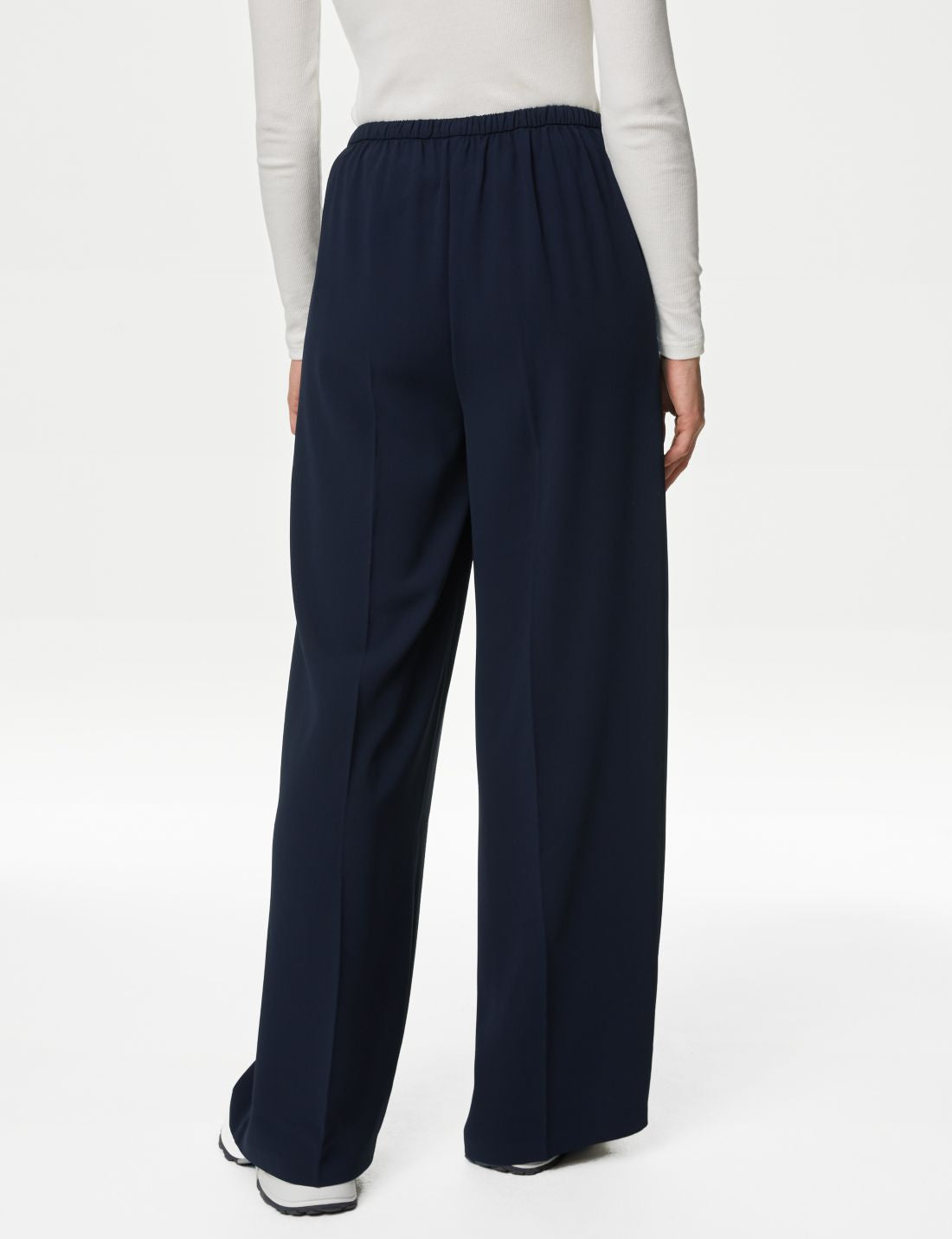 Yüksek Bel Wide Leg Pantolon
