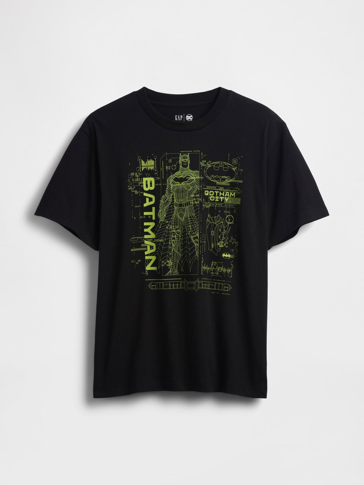 Siyah Wb™ Batman Everyday Soft Grafik Baskılı T-shirt