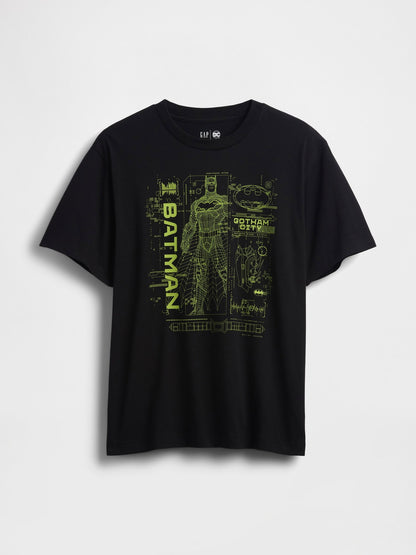 Siyah Wb™ Batman Everyday Soft Grafik Baskılı T-shirt
