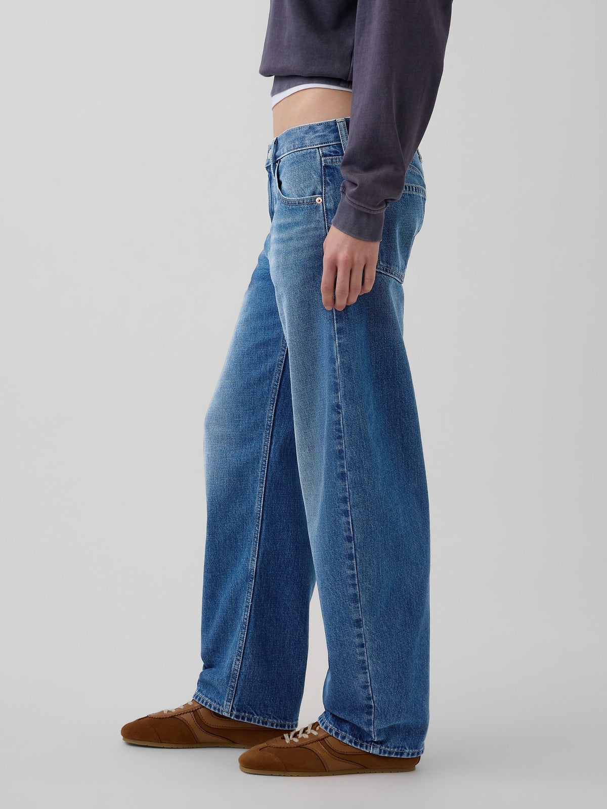 Mavi Low Rise Barrel Jean Pantolon