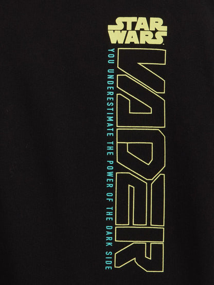 Siyah Star Wars Grafik T-shirt