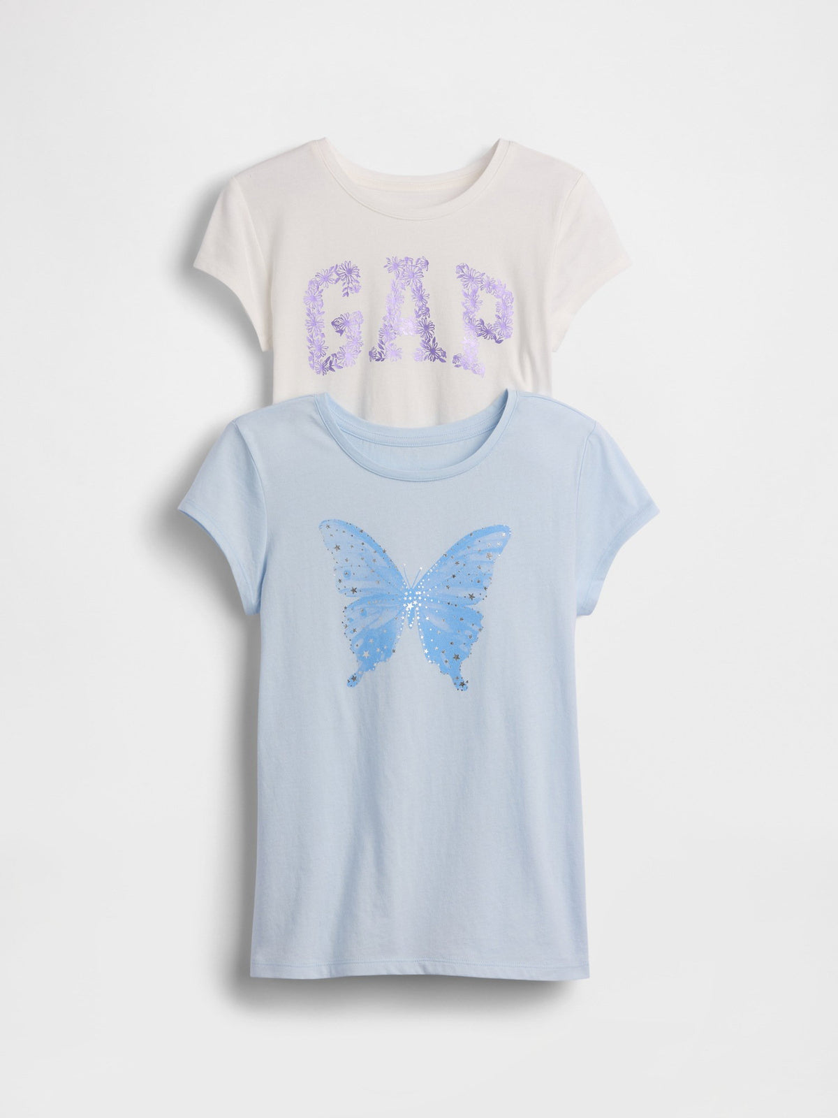 Bej Grafik Baskılı T-shirt (2’li)