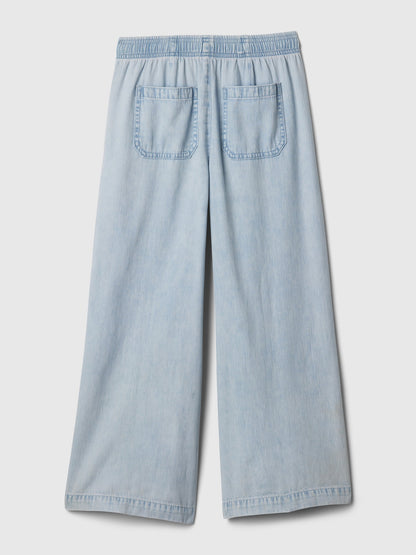 Mavi High Rise Pull-on Denim Kargo Jean Pantolon