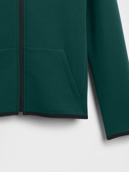 Koyu Yeşil Gapfit Tech Fermuarlı Sweatshirt
