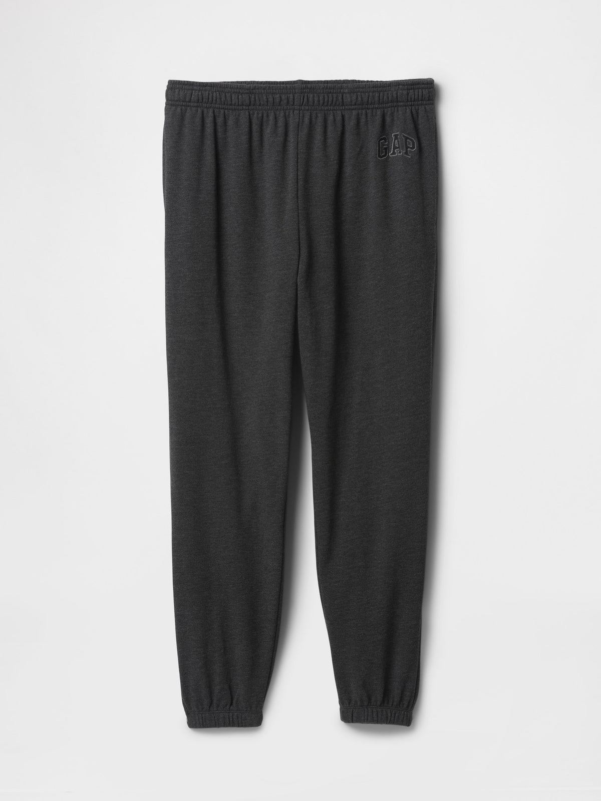 Koyu Gri Gap Logo Fransız Havlu Kumaş Jogger Eşofman Altı