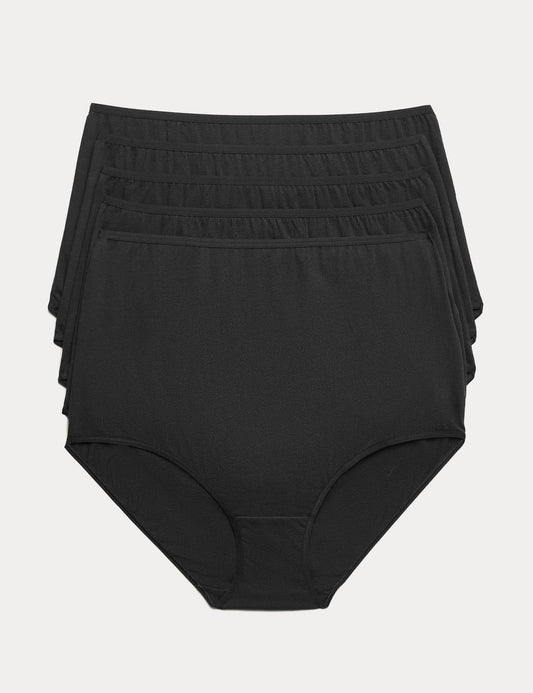 5'li Saf Pamuklu Full Brief Külot Seti