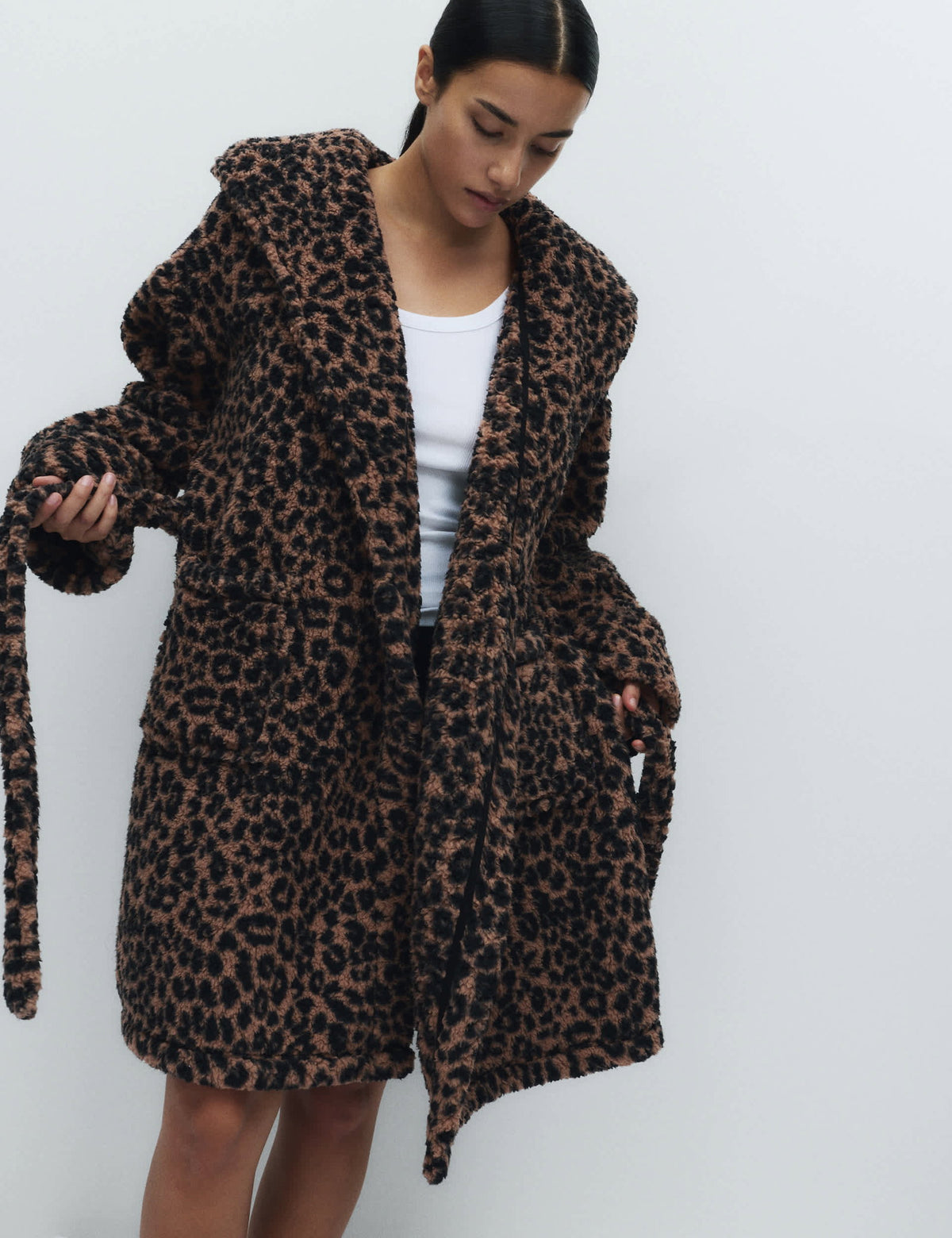 Leopar Desenli Sabahlık