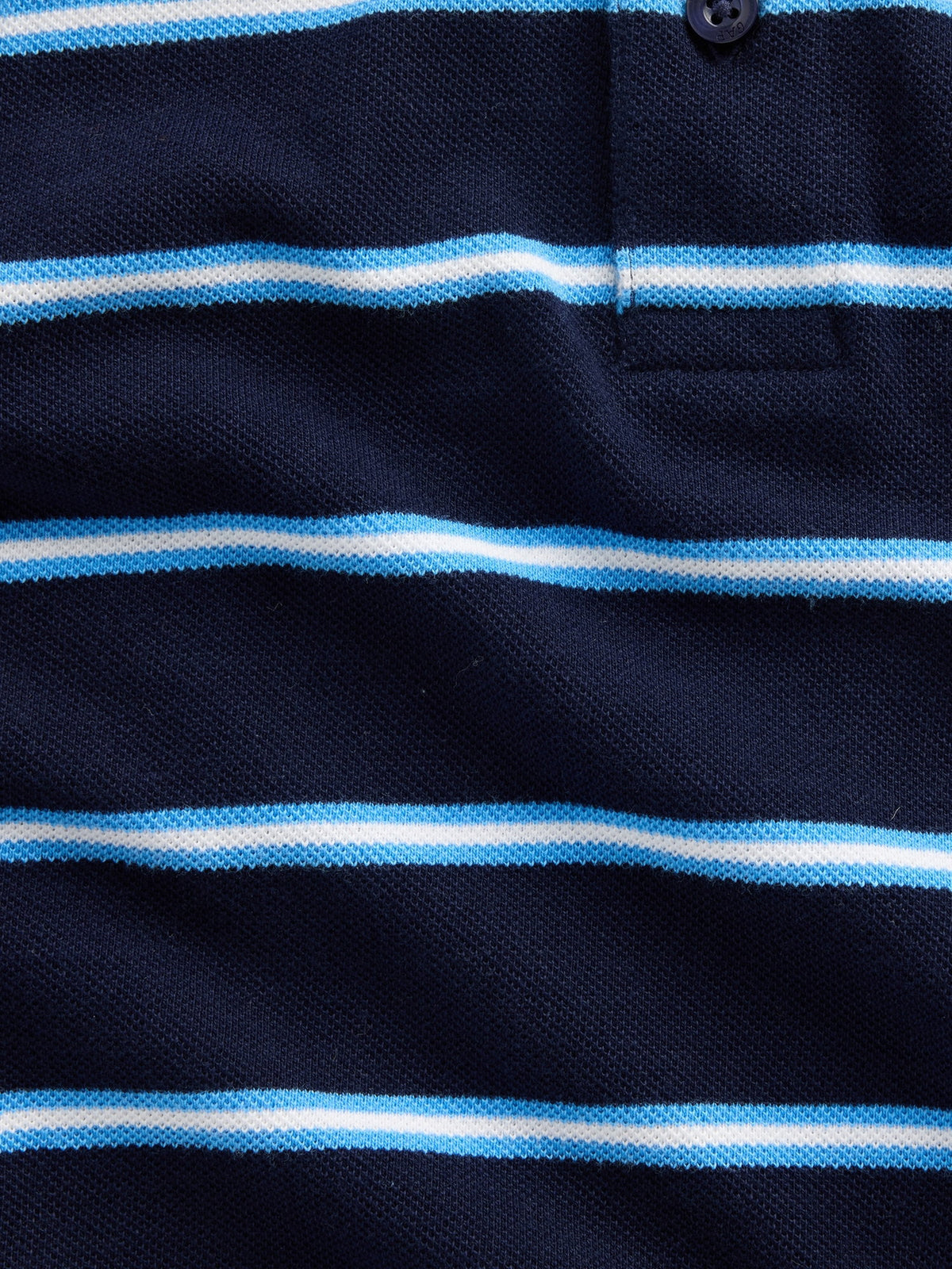 Lacivert Relaxed Pique Polo T-shirt