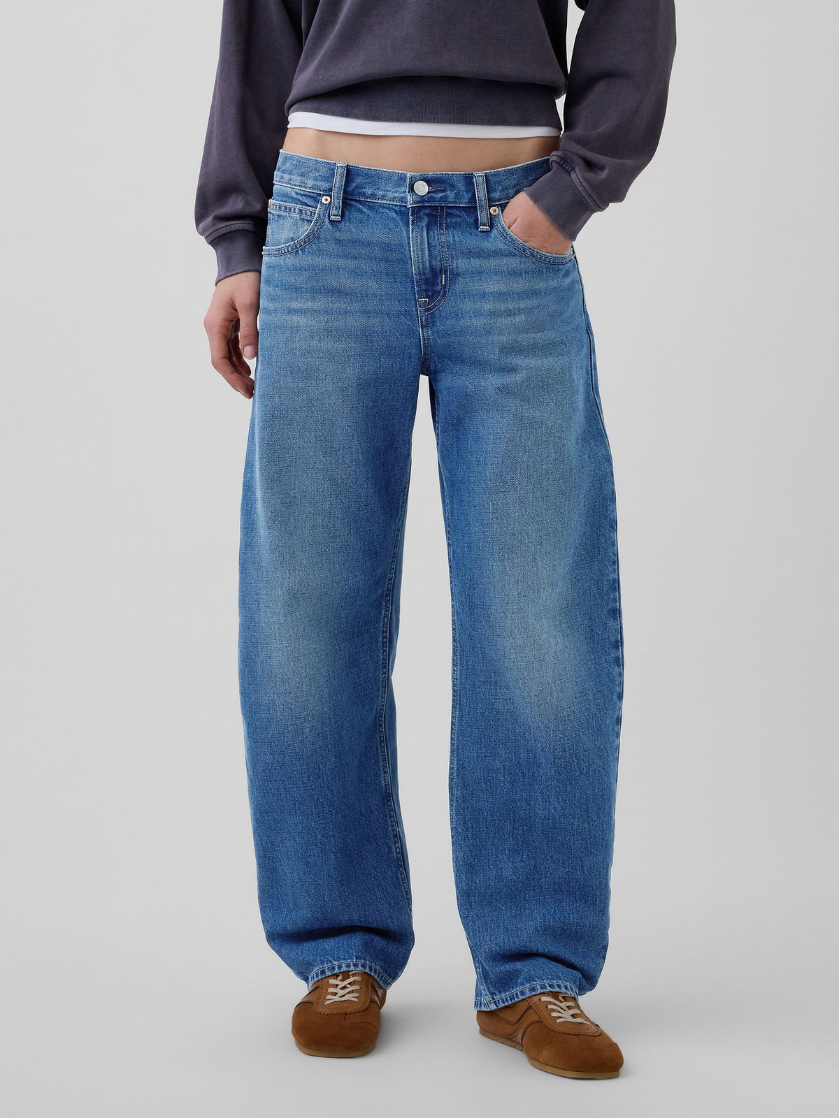 Mavi Low Rise Barrel Jean Pantolon