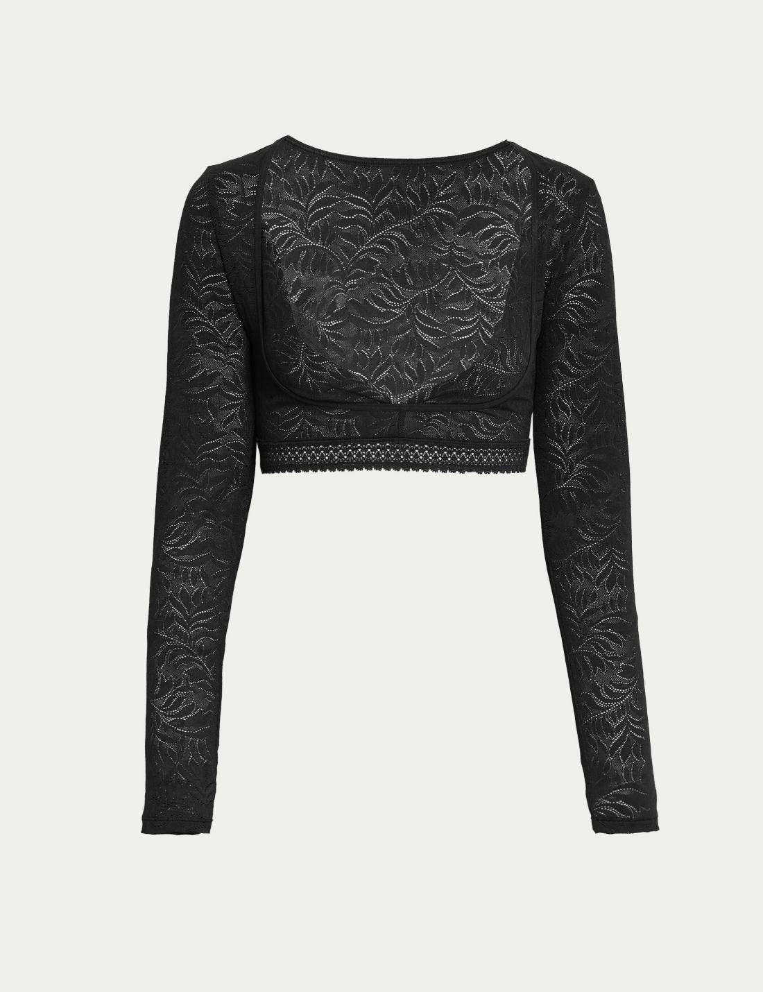 Flexifit™ Düşük Sıkılıkta Dantel Detaylı Bolero