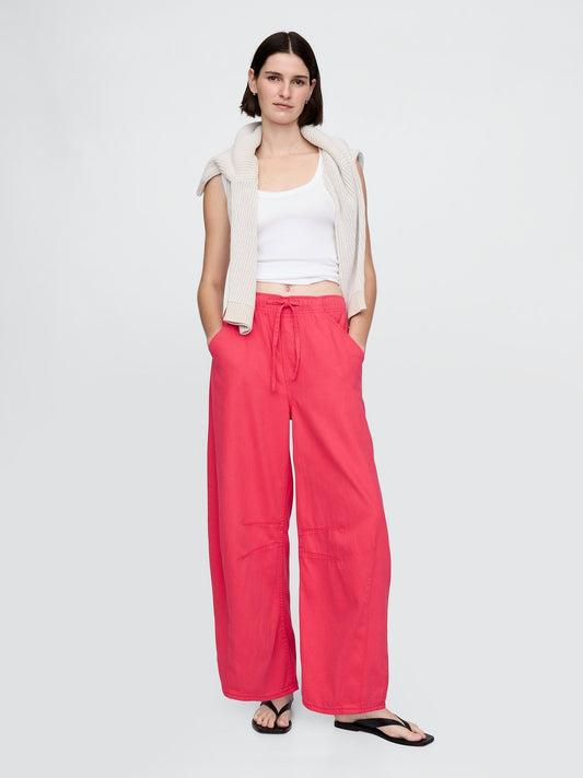Pembe Mid Rise Ultrasoft Easy Horseshoe Jean Pantolon