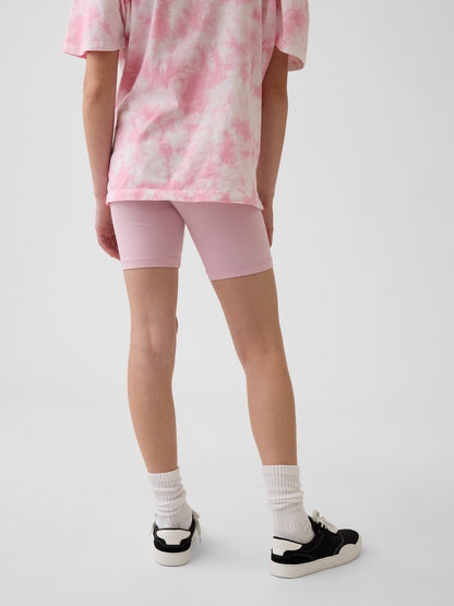 Pembe Foldover Biker Şort