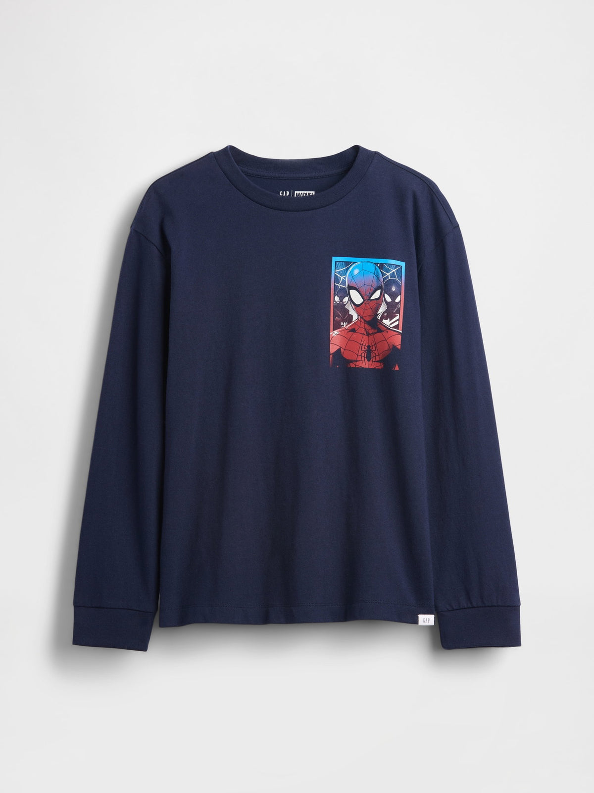 Lacivert Marvel Relaxed Grafik T-shirt