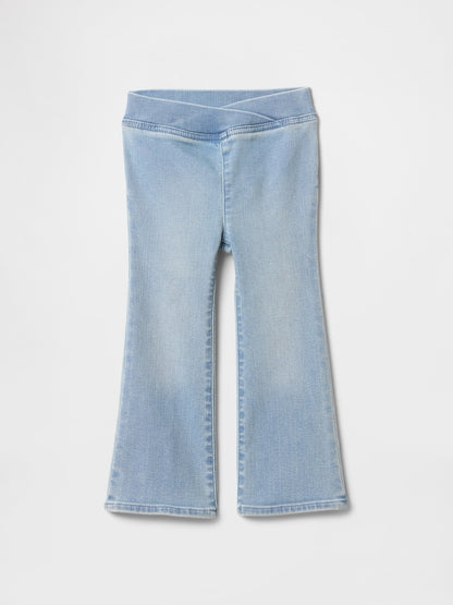 Açık Mavi Bebek & Küçük Çocuk Denim Flare Jeggings