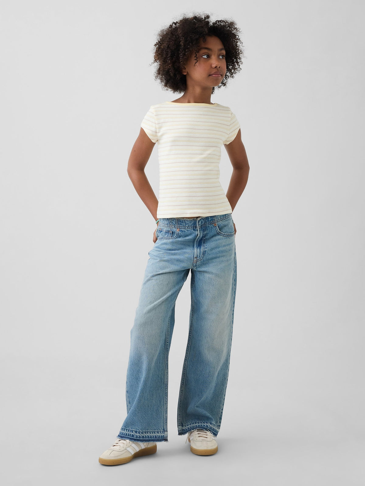Mavi Low Rise Stride Wide-leg Jean Pantolon