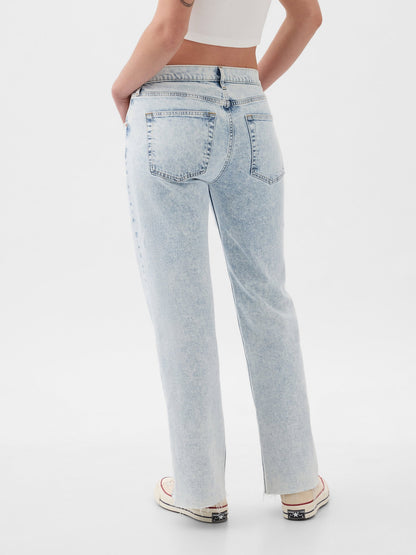 Mavi Mid Rise '90s Loose Jean Pantolon