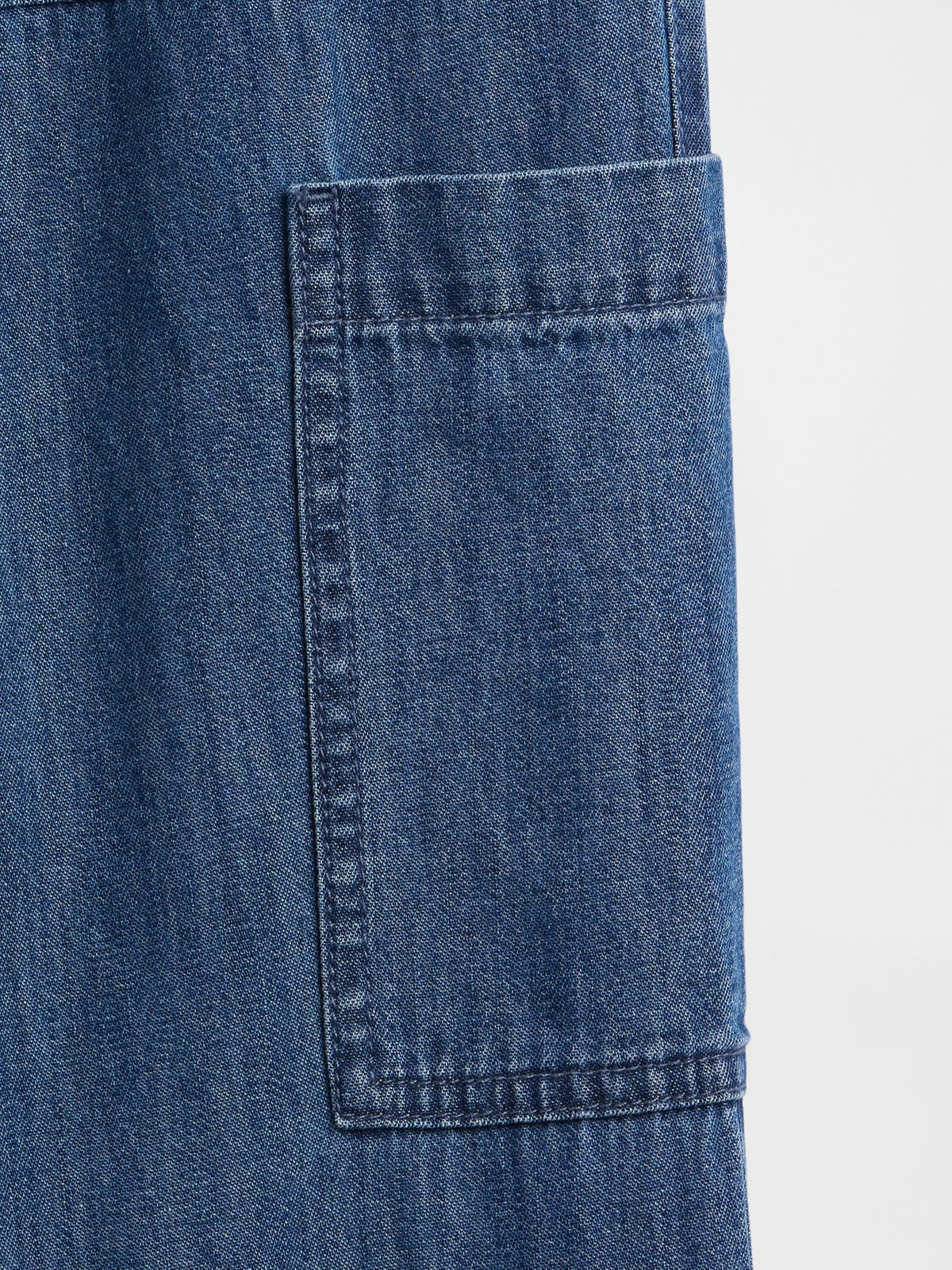 Mavi Pull-on Relaxed Denim Kargo Pantolon