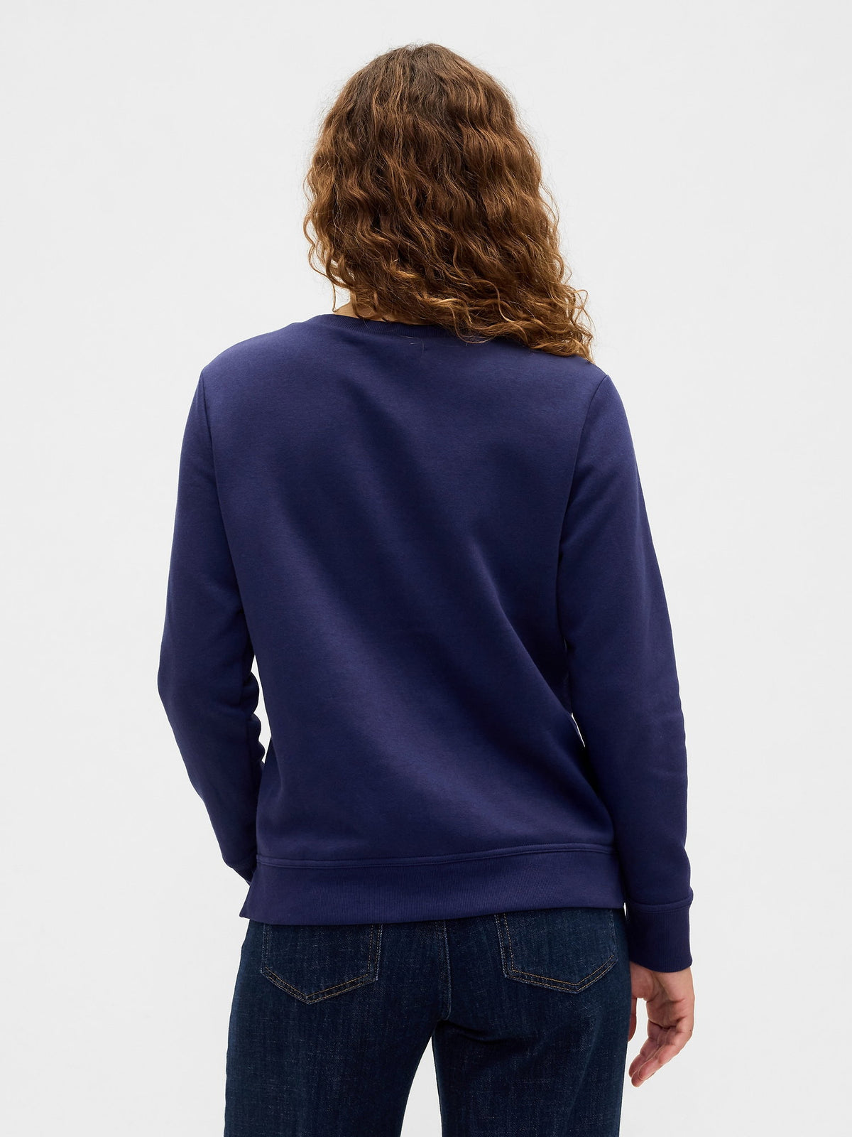 Lacivert Relaxed Gap Logo Sweatshirt