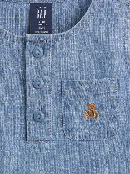 Mavi Pocket Denim Outfit Set