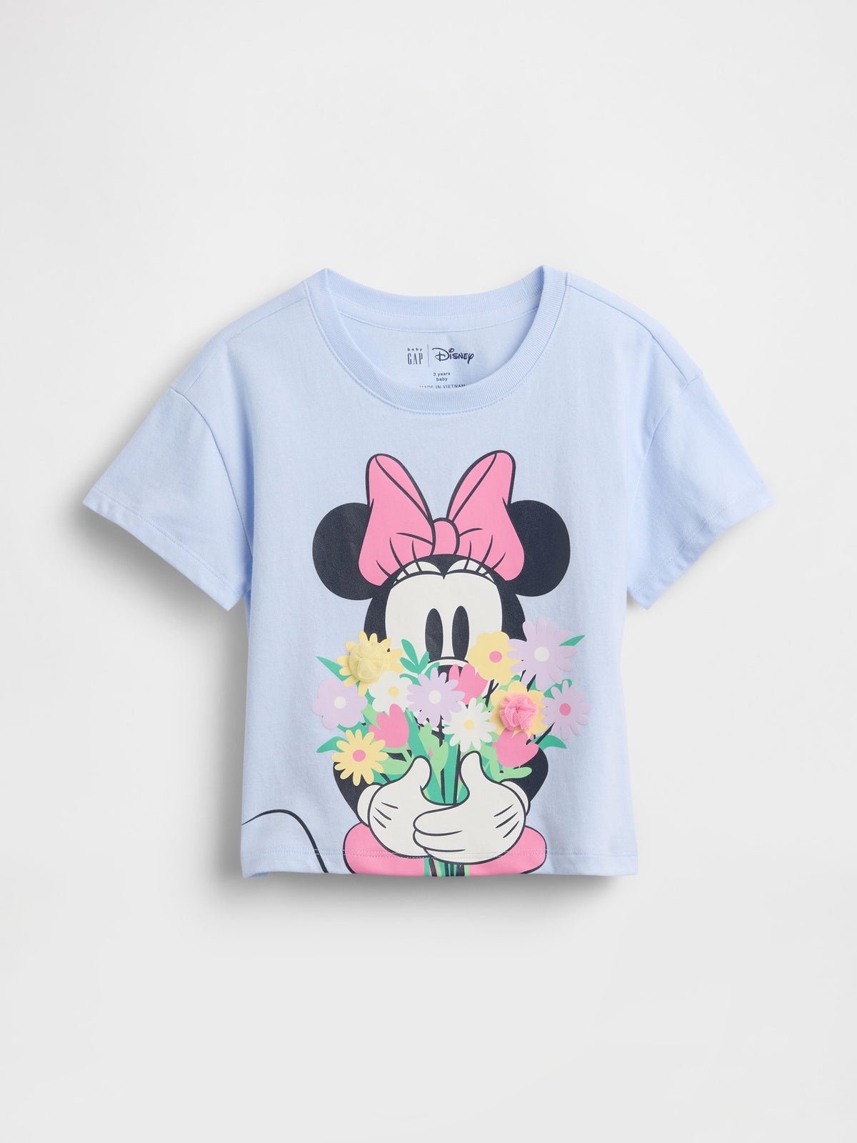 Pembe Grafik Baskılı T-shirt