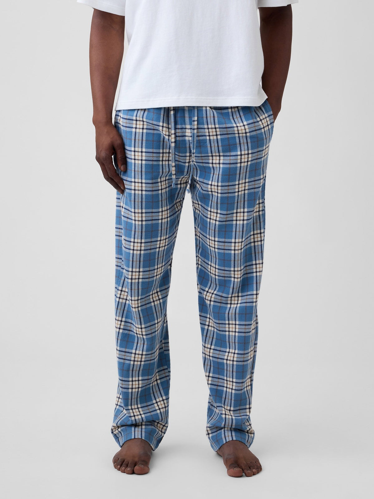 Mavi Relaxed Flannel Pijama Altı