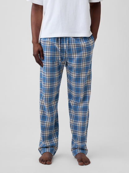 Mavi Relaxed Flannel Pijama Altı