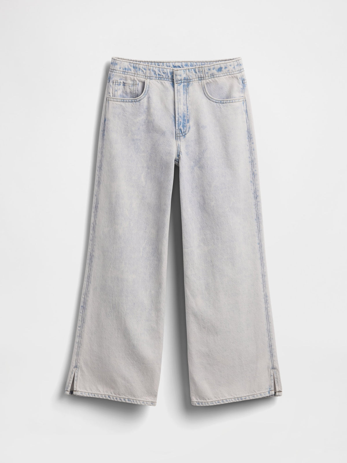 Açık Mavi Kids High Rise Easy Horseshoe Jean Pantolon